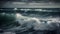 Seascapes ocean waves horizon two generative AI