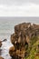 Seascapes of South Island. Paparoa national park, New Zealand