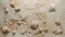 Seashell Whispers: Fossilized Limestone Elegance. AI generate