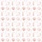 Seashells seamless pattern