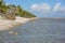 Seashore atoll Tikehau Tuamotus French Polynesia