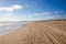 Seashore of La Barrosa Beach in Cadiz