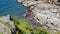 Seashore landscape in summer at Larrabee State Park in Bellingham Washington