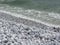 Seashore of Marina di Pisa beach in a cloudy day at summer. Tuscany, Italy