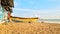 Seashore with resting Boat