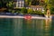 A Seashore View and Seaplane At Como Lake