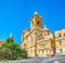 Seaside basilica in Birgu, Malta