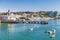 Seaside cityscape of Cascais city in summer day