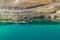 Seaside of Crete island, aerial view, Greece