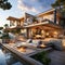 Seaside Elegance house inspired design a tranquil pool and privacy define coastal luxury