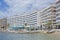 Seaside hotels apartment buildings sea Santa Ponsa Mallorca