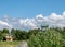 Seaside landscape from Estonia, view of Kabli bird center, Parnu Bay, Estonia