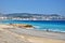 Seaside in Nice, Italy. Beach