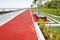 Seaside Park.Floor walkway with non-slip rubber surface.