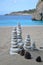 Seaside and pebble castles