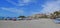 Seaside resort town Almunecar in Spain, panorama