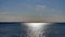 Seaside Tallinn city panorama from the sea side Tallinn bay Baltic sea summer view of the city from the harbor plaza