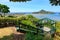 Seaside town of Tairua, New Zealand, seen from a lookout