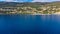 Seaside town Trieste from above