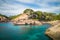 Seaside view from Cala Almonia