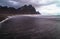 Seaside view of famous Vestrahorn Mountain Iceland Europe