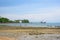 Seaside view, Krabi province, Thailand Tourists stroll