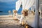 Seaside wedding bliss white tent, candles, and flowers by the sea, honeymoon perfection