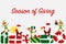 Season of giving - Christmas card