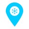 Season location map pin pointer icon. Element of map point for mobile concept and web apps. Icon for website design and app develo