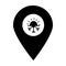 Season location map pin pointer icon. Element of map point for mobile concept and web apps. Icon for website design and app develo