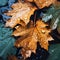 Season of Rain and Leaves: Autumn\'s Arrival in Nature, Generative AI