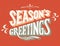 Season\'s Greetings hand-lettering