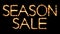 Season sale text sparkler glitter sparks firework loop animation