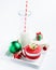 Seasonal christmas cupcake