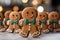Seasonal cookie charm Gingerbread man with joyful icing details Christmas Sweet holiday