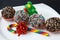 Seasonal festive christmas mini dessert