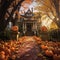 Seasonal Magic Captured in Bright Details of Haunted Houses, Jack-o-Lanterns, and Autumn Leaves