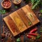 Seasoned perfection Spices and herbs form a stunning menu backdrop