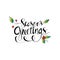 Seasons Greetings hand written lettering