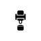 Seat Belt Flat Vector Icon