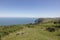 Seat with a view of the North Devon Coast England