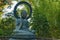 Seated Bronze Buddha at Japanese Garden