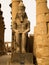 Seated colossi of Ramses II in Luxor Temple