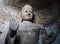 Seated statue of Amitabha Buddha in Cave 3