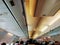 Seating arrangements and air-conditioning arrangements in aeroplane