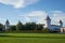 Seating courtyard (Gostiny Dvor). Tobolsk Kremlin. Tobolsk. Russia