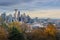 Seattle Cityscape early monring in Autumn