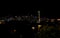 Seattle Panorama Skyline at night witah Space Needle