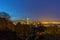 Seattle Skyline and Puget Sound Blue Hour in Washington state