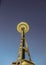 Seattle Space Needle Twilight vertical